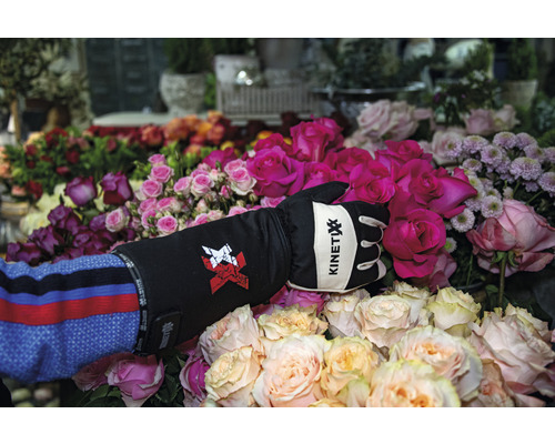 KinetiXx Gartenhandschuh vor Rosen