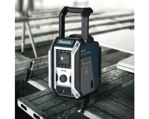 Makita Baustellenradio mit Digitalradio und Bluetooth Funktion