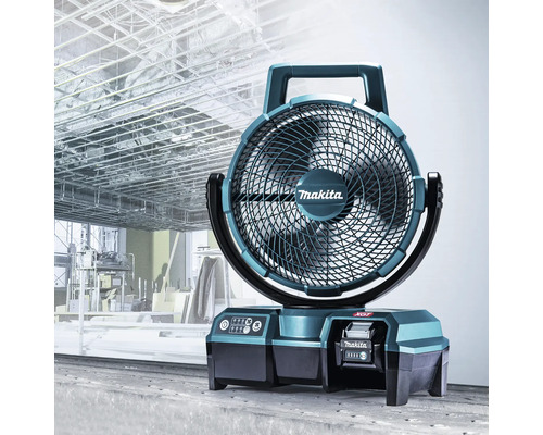 Makita Ventilator mit Akku für Baustellen