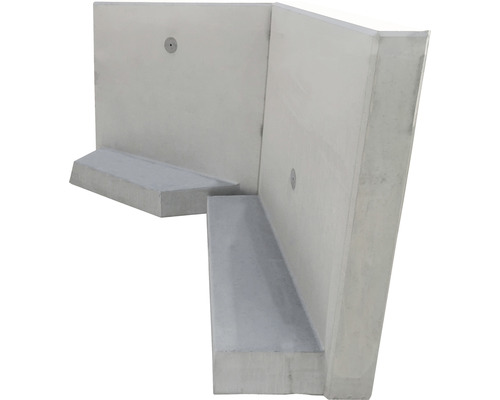 Angle en béton avec pied