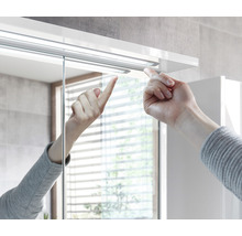 Spiegelschrank Pelipal xpressline 3261 105 x 16 x 72 cm weiß 3-türig LED