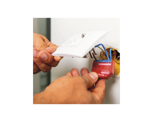Installation d''un relais Smart Home derrière un interrupteur.