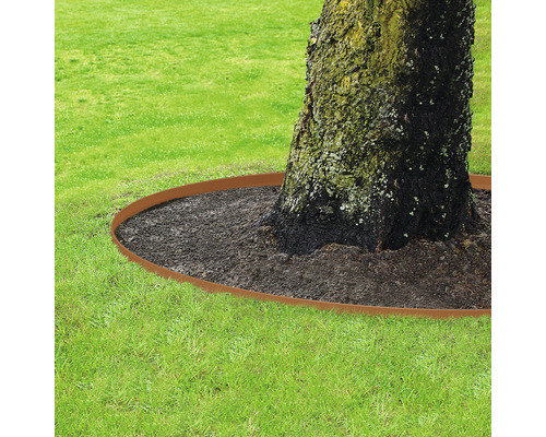 Bordure de pelouse bellissa cercle Ø 40 x 13 cm Corten