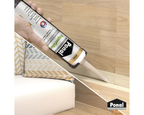 Application de la pâte à joint Ponal pour parquet et stratifié sur un mur