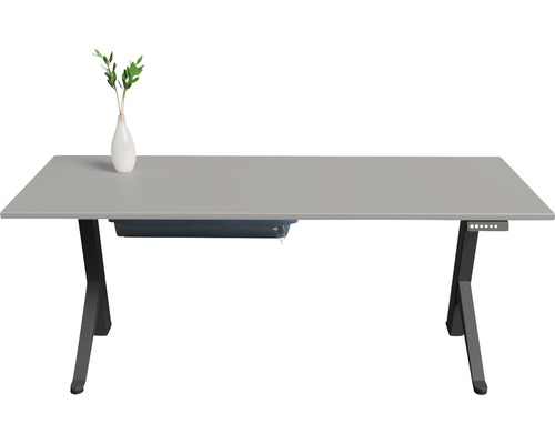 Höhenverstellbarer Schreibtisch mit Tischplatte und Schublade