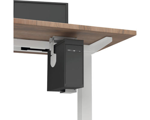 Support d''ordinateur monté sous un plateau de table