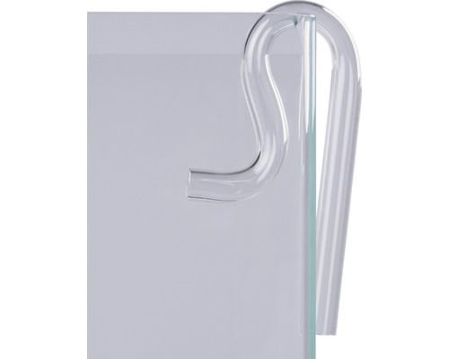 Verrerie pour aquariums sur une plaque de verre