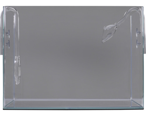 Aquarium avec tuyaux en verre pour l''arrivée et l''évacuation de l''eau