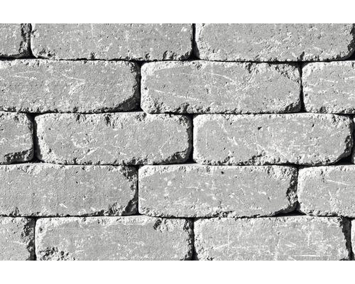 Mur en pavés de béton