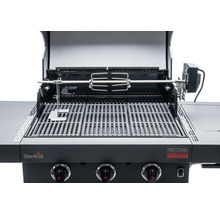 Barbecue ouvert avec tournebroche et grille