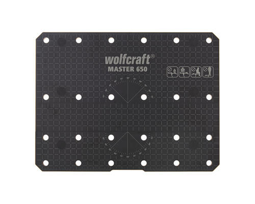 Wolfcraft Master 650 Plateau d''établi avec trous