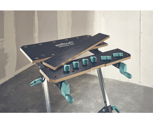 Établi Wolfcraft Master 650 avec mors de serrage