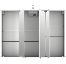 Spiegelschrank Jokey Viona 80 x 15,8 x 64,2 cm weiß 3-türig
