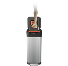 Poubelle à pédale Joseph & Joseph Titan 20 20 l acier inoxydable mat brossé