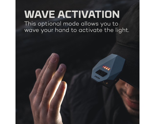 Stirnlampe mit Gestensteuerung für Handwerker und Heimwerker