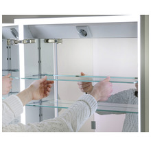 Spiegelschrank KEUCO Royal Lumos 65 x 16,5 x 73,5 cm verspiegelt 1-türig LED IP 24 722