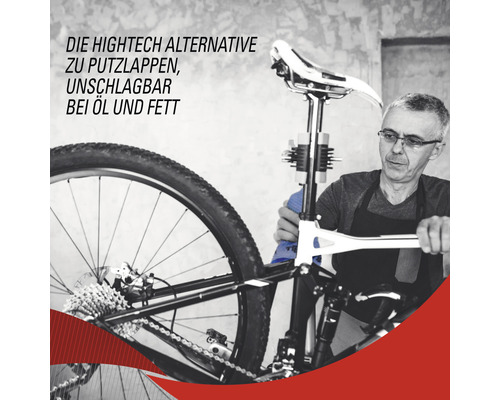 Nettoyage de vélo avec alternative aux chiffons de nettoyage