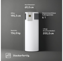 Accumulateur autoportant Stiebel Eltron WWK 300 electronic SOL à poser résistant à la pression 371 l-thumb-5