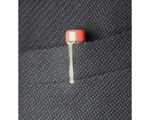 Cylindre gradué avec bouchon rouge