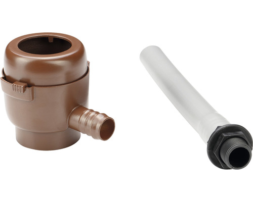 Regenwasserklappe mit Siphon und Regensammler