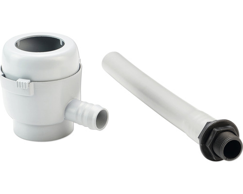 Überlaufgarnitur mit Tauchrohr für Spültisch