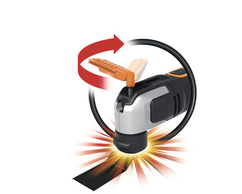 Multifunktionswerkzeug mit Oszillationsfunktion und Zubehör