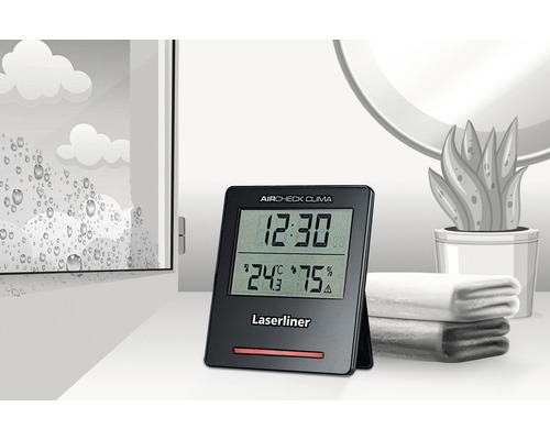 Laserliner Aircheck Clima appareil de mesure du climat ambiant pour la mesure de la température et de l''humidité de l''air