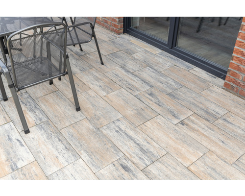 Beton Terrassenplatte iStone Modern muschelkalk 60 x 30 x 5 cm