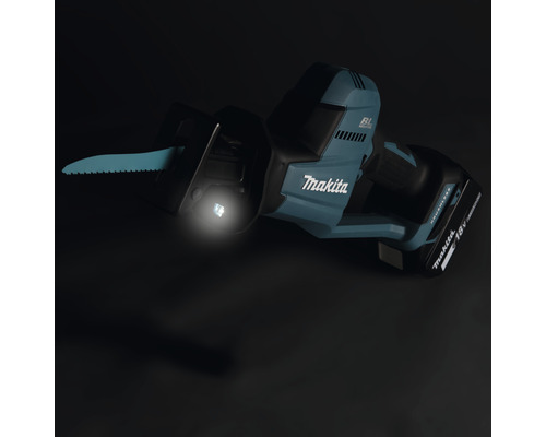 Scie sabre Makita avec batterie et lumière LED
