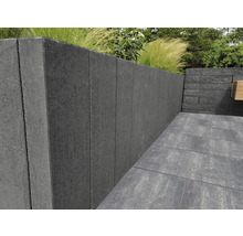 Palissade rectangulaire anthracite 20 x 8 x 60 cm-thumb-0