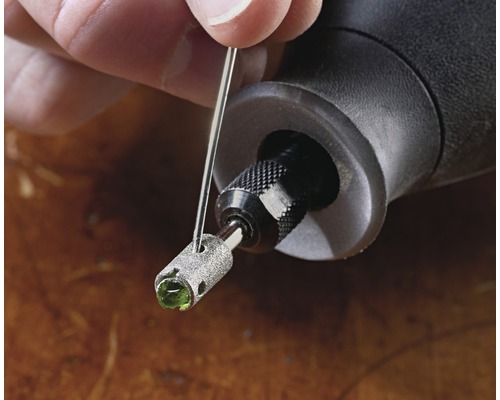 Outil rotatif avec foret diamant et stylo de nettoyage