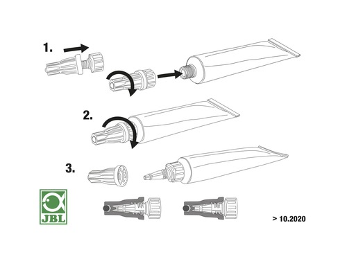 Mode d''emploi d''une cartouche de silicone pour aquarium