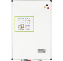 Whiteboard mit Alurahmen magnetisch keramik 200x100 cm