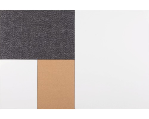 Échantillon de matériaux avec textile, papier et plastique