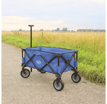 Bollerwagen mit blauem Stoff und Griff