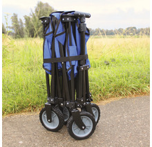 Zusammengeklappter Bollerwagen mit Rädern