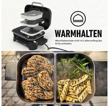 Lumia Grill mit Warmhaltefunktion und gegrilltem Essen