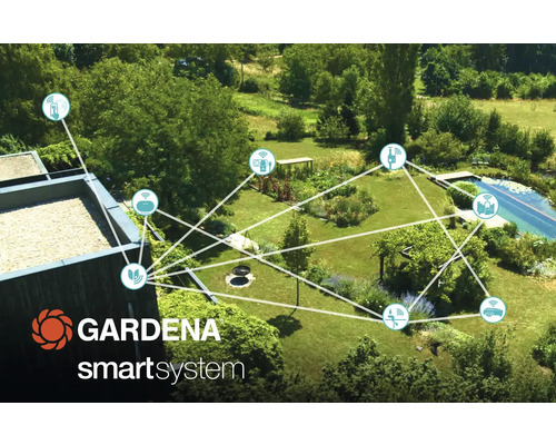 Gardena Smart System dans le jardin avec des appareils connectés