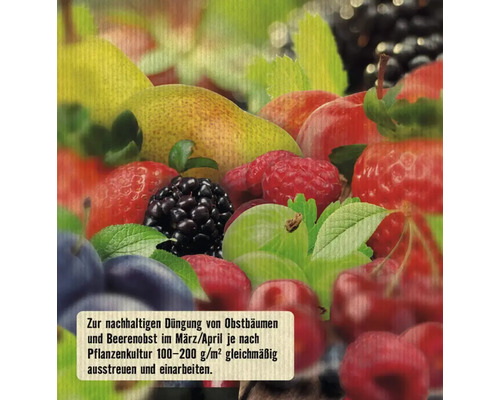 Obstdnger und Beerendnger FloraSelf Nature BIORGA organischer Dnger 1,5  kg vegan - HORNBACH Luxemburg