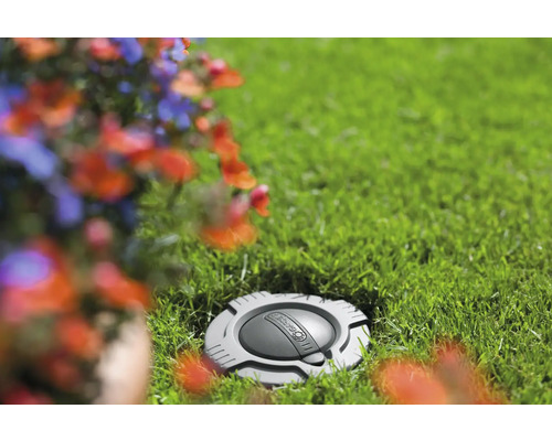 Arroseur escamotable dans la pelouse