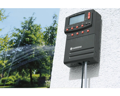 Câble de raccordement GARDENA 15 m Programmateur d''arrosage Gardena pour l''arrosage automatique du jardin