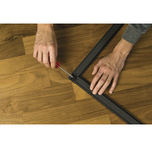Moustiquaire pour fenêtre tesa anthracite 100x120 cm-thumb-2