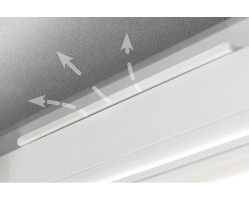 Fenêtre avec système de ventilation et indicateur de flux d''air