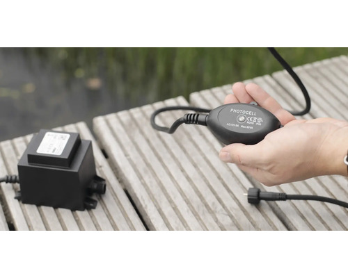 Transformator mit Dimmer für Beleuchtung im Aussenbereich