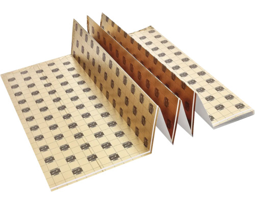 Sous-couche acoustique LVT 1,18x5,3 m, épaisseur 1,5 mm Panneaux isolants pliés avec grille de coupe