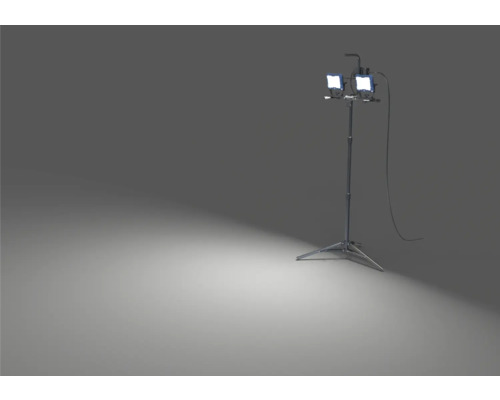 Double projecteur de chantier LED sur trépied