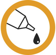 Symbol für dosierbare Flüssigkeit