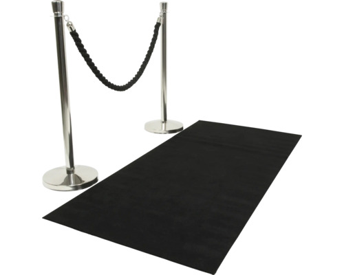 Absperrständer mit Kordel und Teppich