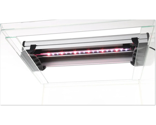 Éclairage LED d''aquarium sous couvercle en verre