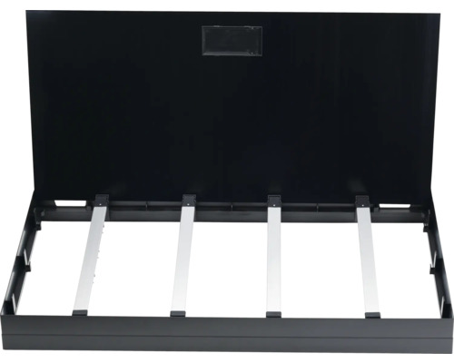 Offener Bilderrahmen mit Rückwand und Stützen